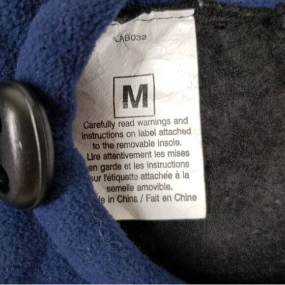 Magic Bag Slippers Microwave Size Medium Blue Unisex - Picture 13 of 15